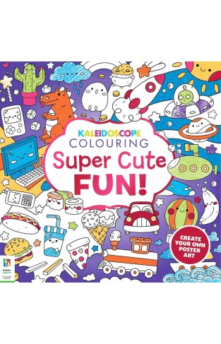 Kaleidoscope Colouring Book Super Cute Fun